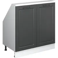 Vicco Dachschrägenschrank Rion Anthrazit Landhaus mit 2 Türen, Model 56170
