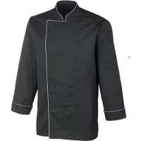 PROFESSIONAL Herrenkochjacke Langarm, Größe M, schwarz