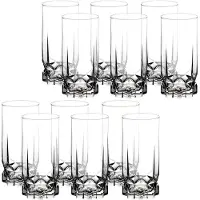 Kadax 12x Gläser 325ml für Getränke, Getränke, Wasser, hohes Glas-Set
