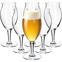 Kadax Biergläser Pokale Gläser Set 6x 410ml