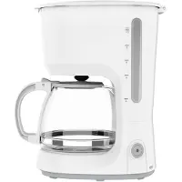 Silva KA 2300 Kaffeeautomat, Glaskanne, 750 W, 10 Tassen, weiß