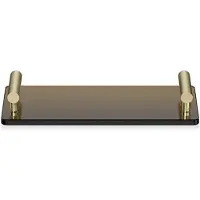 DECOR WALTHER Seifenschale Club Matt Gold Braun