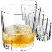 Kadax Gläser 280 ml Set mit 6 Gläsern für Whiskysaft
