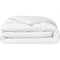 TODAY Bettwäsche-Set – 240 x 260 cm – 100 % Perkal, Spitzen-Finish – Kreide