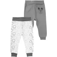 Disney 2er Pack Disney Mickey Mouse Baby Hose Babyhose Babykleidung in Mehrfarbig | Gr.: 74/80
