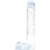 Clarity - transparenter Glasdildo (durchsichtig)