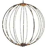 Lumineo Rahmenleuchte micro LED außen Ø. 38 cm schwarz/klassisch warm II (zwart)