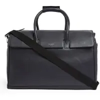 Ted Baker Leder Umhängetasche Reisetasche Caviar Weekend Bag Dk - Navy dunkelblau