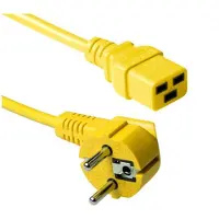ACT Powercord mains connector CEE7/7 male (angled)