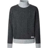Pepe Jeans für Herren. PM7000027 Purcel Pullover grau (L), Lässig, Polyester
