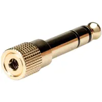 Roline Gold Audio-Adapter Mini-Phone Stereo 3,5 mm W bis Stereo-Stecker M 3.5 W (11.09.4211)