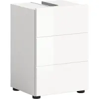 Xonox .home Waschtischunterschrank Vira BxHxT 38 x 56 cm x 34 cm Frontfarbe weiß hochglanz