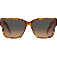 BOSS Sonnenbrille aus Acetat mit Havanna-Muster und Double-B-Monogramm Grösse ONESI