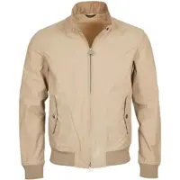 Barbour für Herren. MCA0427 Braune Harrington-Jacke (M), Lässig, Polyamid