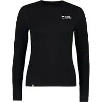 Mons Royale Cascade Merino Base Layer, Skiunterhemd, Damen, schwarz