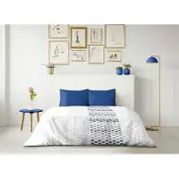 HOME LINGE PASSION Bettbezug-Set Dream Blau 220 x 240 cm