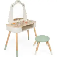 Classic World Holztisch mit Hocker und Zubehör für Kinder
