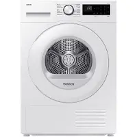 Samsung 9 kg Trockner DV5000D mit Optimal Dry, , Freistehend, Frontlader, Wärmepumpe, Weiß, Tasten, Drehregler, Glastür