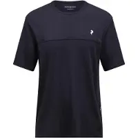 Peak Performance T-Shirt Trail Wool-blend Shortsleeve Herren Black-L