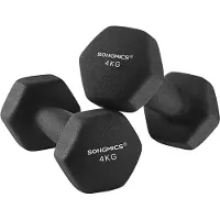 Markenlos Hantelset 2 x 4 kg - für Herren und Damen, ideal für das Training zu Hause