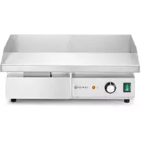 Hendi Grillplatte, flach,, Budget Line, 220-240V/3000W, 550x430x(H)240mm