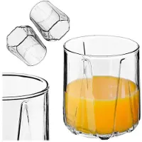 Kadax Glas für Getränke und Getränke 360ml 2 Stk