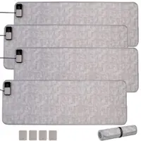 Wilson Gabor 4er-Set Heizteppiche, 150 x 50 cm, 7 Temperaturstufen und Timer