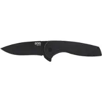 SOG Aegis FLK 2.0 Taschenmesser, Black Stonewash