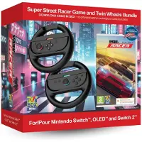 Games Switch 2 Super Street: Racer Game With Twin Racing Wheels Bundle