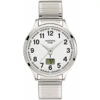 inov-8 Adora Funkuhr > Uni silberfarben Ø 40 mm 5 BAR Datum > Zugband