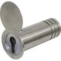 ABUS OB-Schlüsseltresor, KeySafe 729, Zylindergehäuse herausnehmbar, Edelstahl