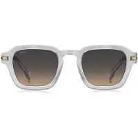 BOSS Sonnenbrille aus klarem Acetat mit Streifen am Bügel Grösse ONESI