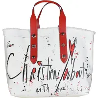 Christian Louboutin Frangibus Shopper Weiß