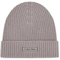 Calvin Klein Mütze Patch Chunky LV04D8053G Grau