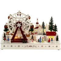 Konstsmide LED Holzsilhouette Riesenrad 28.5 cm x 45 cm