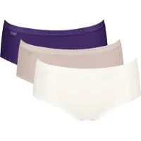 Sloggi Midislip "Basic+ Midi" 3er Pack, perfekter Sitz, besonders weiche Nähte, Cotton-Mix, Multipack