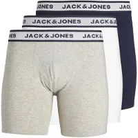 Jack & Jones Boxershorts "Boxershort JACSOLID BOXER BRIEFS 3P 3er Pack"