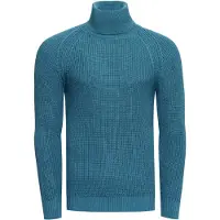 Rusty neal Grobstrick Slim Fit Rollkragen-Pullover