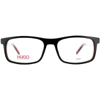 HUGO BOSS Hugo by Montures de lunettes HG 1004 OIT 16 Noir Rouge Hommes