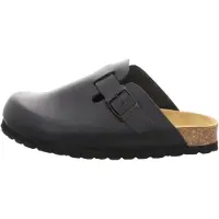 Natural Sense Herren Hausschuhe Clog Leder schwarz 1152538 , Schuhgröße:43 EU