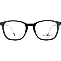 Giorgio Armani Rechteckig Herren Schwarz Brillenfassungen