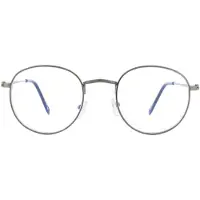 Montana Runde Gunmetal Grau Unisex Frauen Brillenfassungen