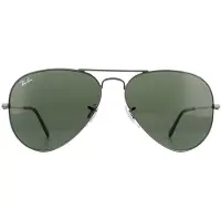 Ray-Ban Aviator Classic, Erwachsener, Uni, Pilot, Pilot, Vollrand, Grau