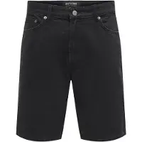 Only & Sons Shorts ONSFADE BLACK 9087 TAI DNM herren