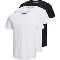 Jack & Jones T-Shirt "T-Shirt JJEORGANIC BASIC TEE O-NECK 3PK 3er Pack"