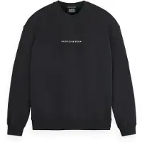 Scotch & Soda Core - Logo Front Chest Sweatshirt Black Größe: XL | Pullover Outlet | Herren | Schwarz