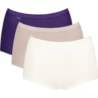 Sloggi Maxislip "Basic+ Maxi C3P" 3er Pack, perfekter Sitz