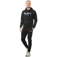 Pepe Jeans London Herren-Trainingsanzug-Set in Schwarz