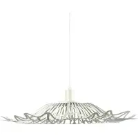 Dyberg Larsen Flora Pendelleuchte Large Pearl White - DybergLarsen , Flora, dimmbar, Weiß, für Wohnzimmer, Metall, Design