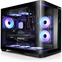 Kiebel.de Gaming PC Curve AMD Ryzen 7 9800X3D, 32GB DDR5, NVIDIA RTX 5060 8 GB, 1TB SSD, Windows 11, Gaming PC